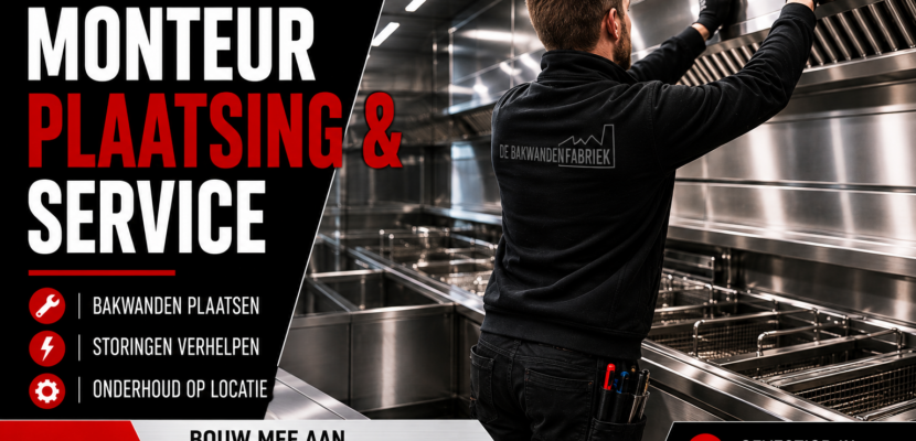 Vacature Monteur Plaatsing & Service bij BOT RVS en De Bakwandenfabriek in Bodegraven