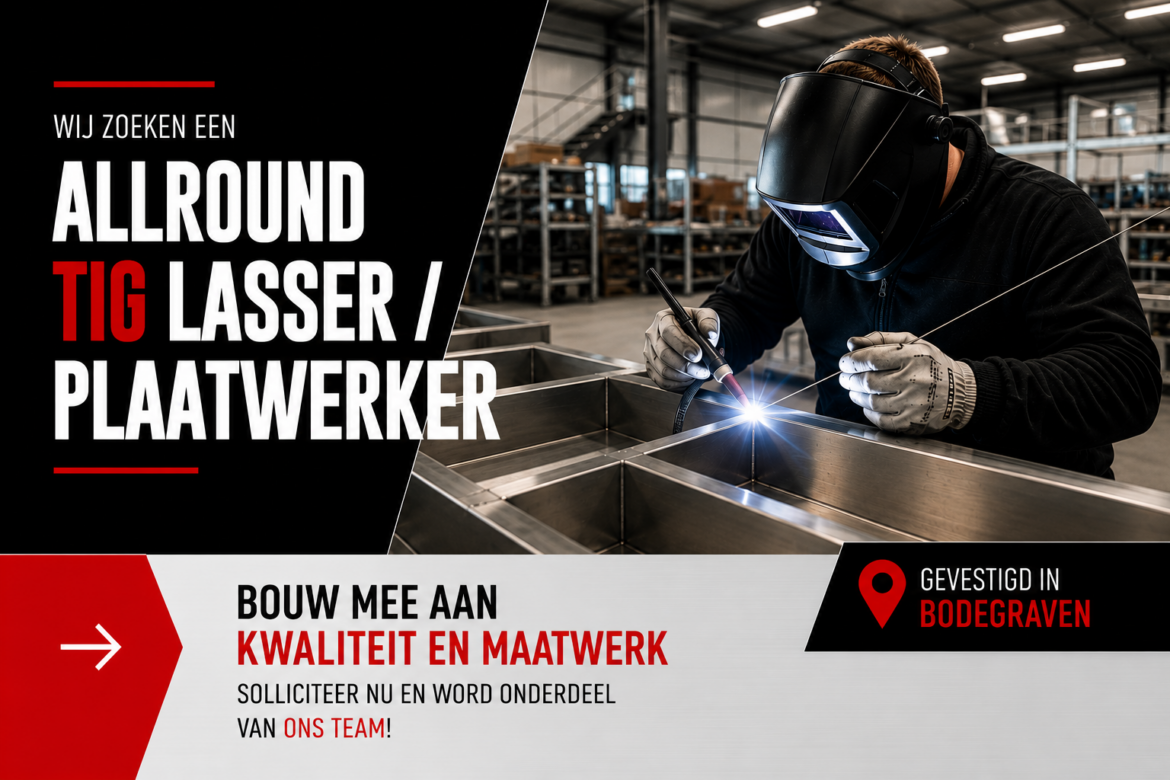 Vacature TIG Lasser Plaatwerker in Bodegraven bij BOT RVS en De Bakwandenfabriek